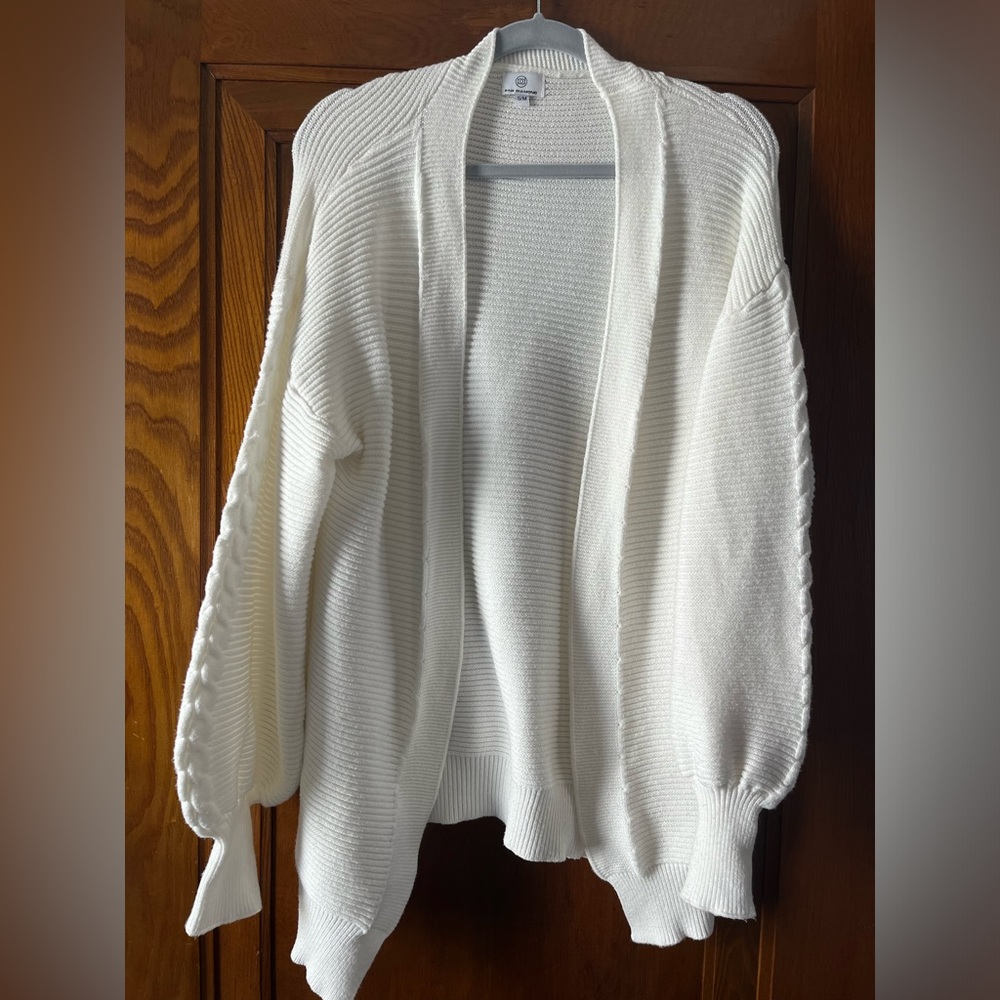 White Cardigan